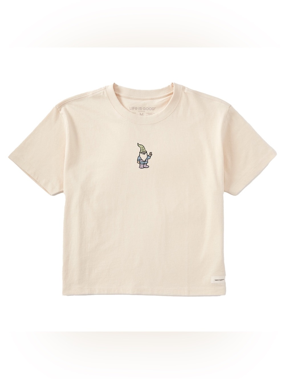 Women's Peace Gnome Short Sleeve Crusher Boxy Tee